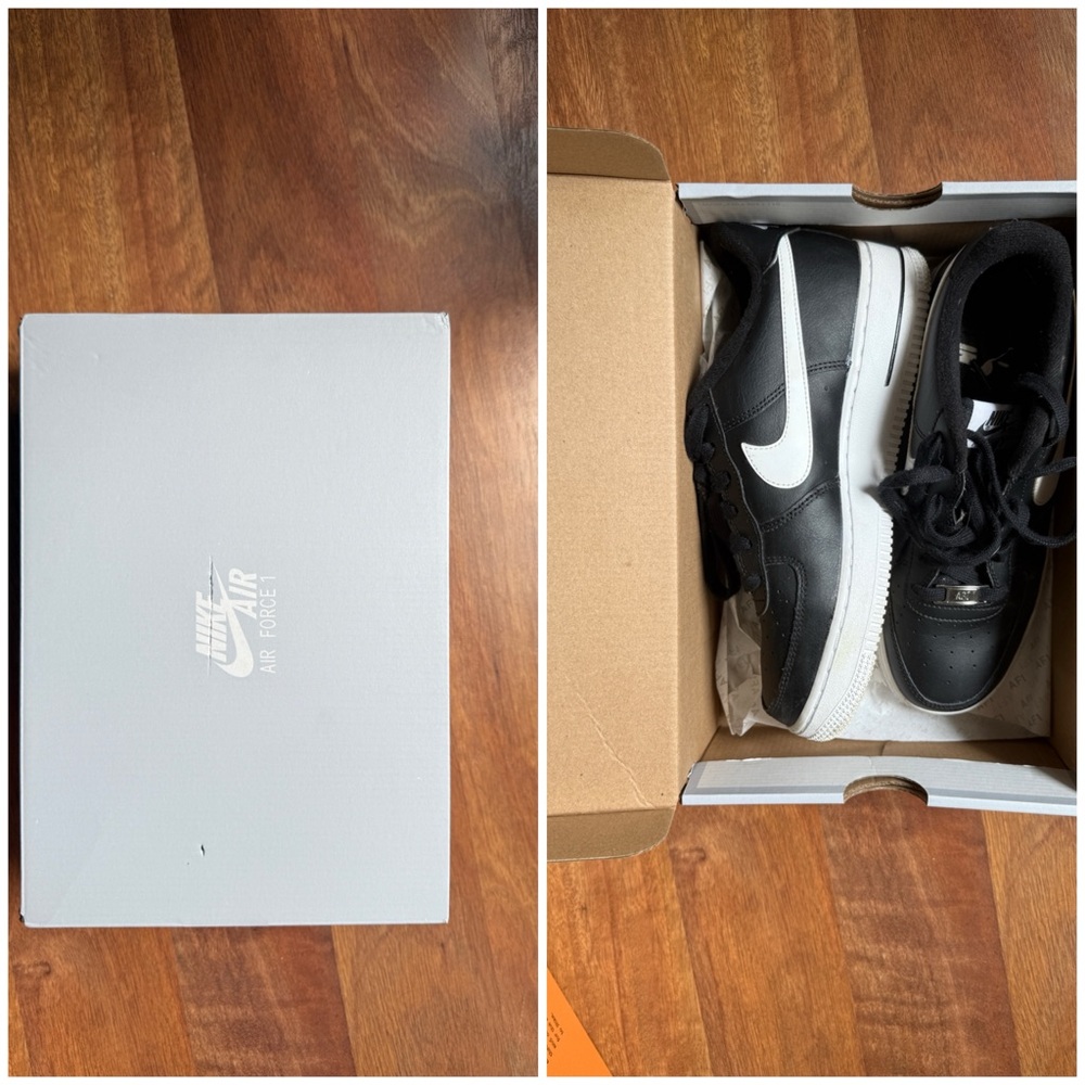 Nike Kids Black and White Sneakers